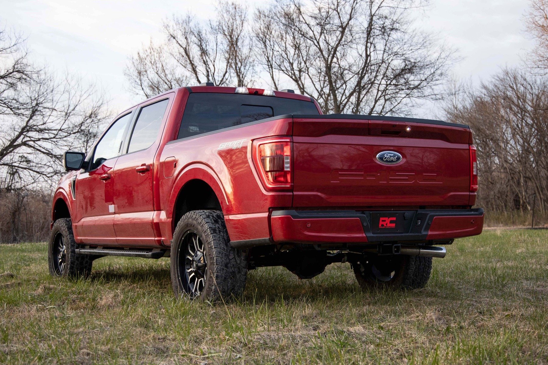 F150 3 Inch Lift Kit Bolt On 2021 F150 4WD Rough Country ASAP