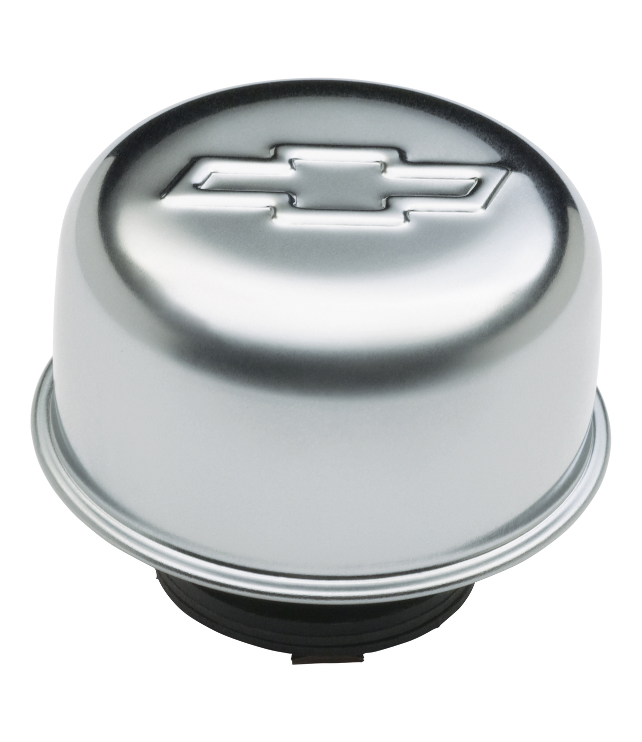 Proform Valve Cover Breather Cap Chrome Twist-On Type 3 Inch Diameter With Bowtie Logo Chevrolet Performance Parts
