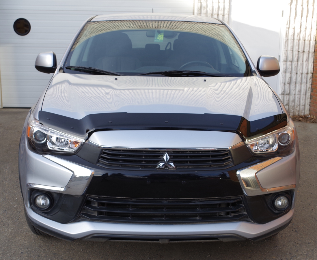 Mitsubishi Hood Deflector 11-19 RVR Acrylic Black FormFit | ASAP